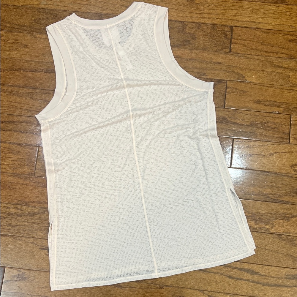 100. Lululemon all yours tank top with slit sides size 6